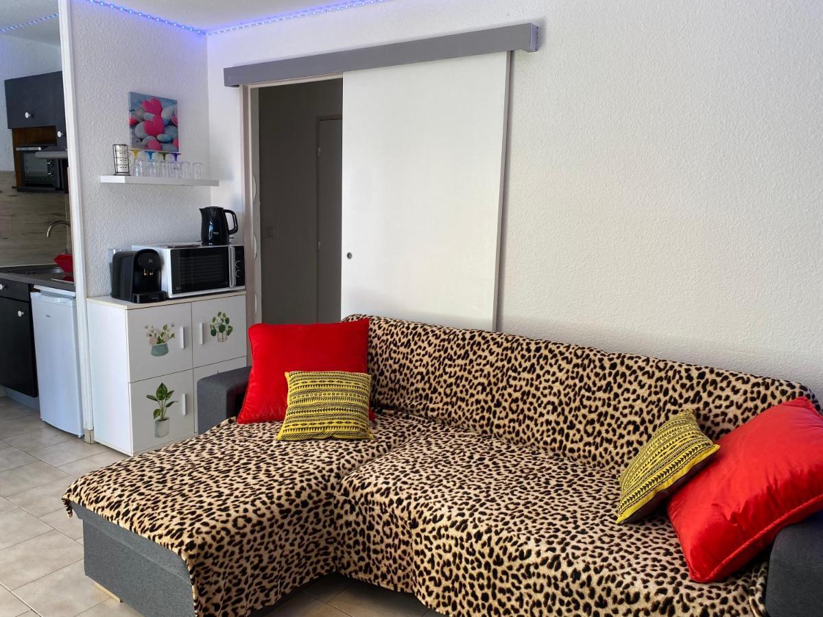 T2 Rdc A Canet En Roussillon Europa 4 Pers ,Piscine,Clim, Tennis, Parking Eksteriør billede