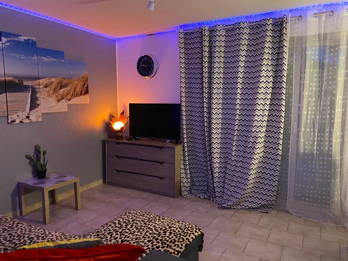 T2 Rdc A Canet En Roussillon Europa 4 Pers ,Piscine,Clim, Tennis, Parking Eksteriør billede
