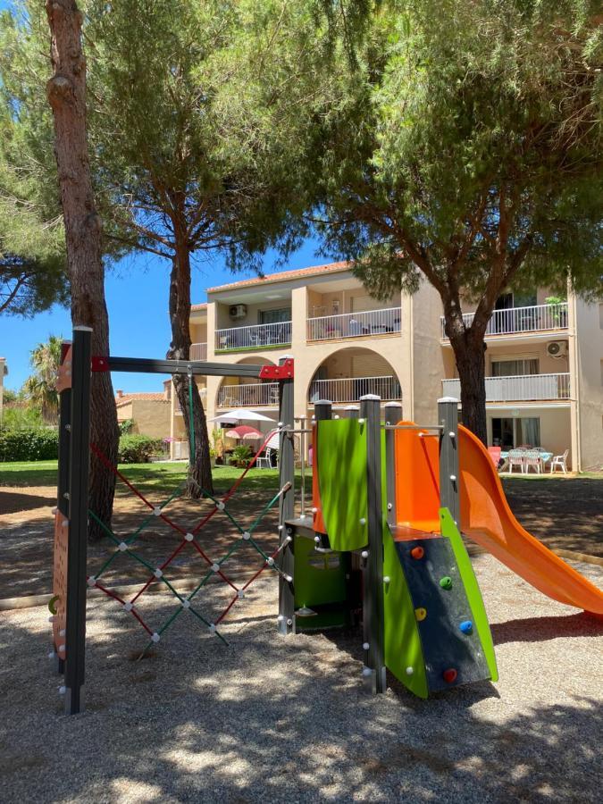 T2 Rdc A Canet En Roussillon Europa 4 Pers ,Piscine,Clim, Tennis, Parking Eksteriør billede