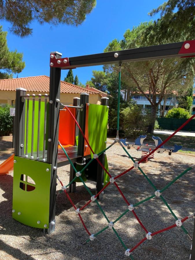 T2 Rdc A Canet En Roussillon Europa 4 Pers ,Piscine,Clim, Tennis, Parking Eksteriør billede