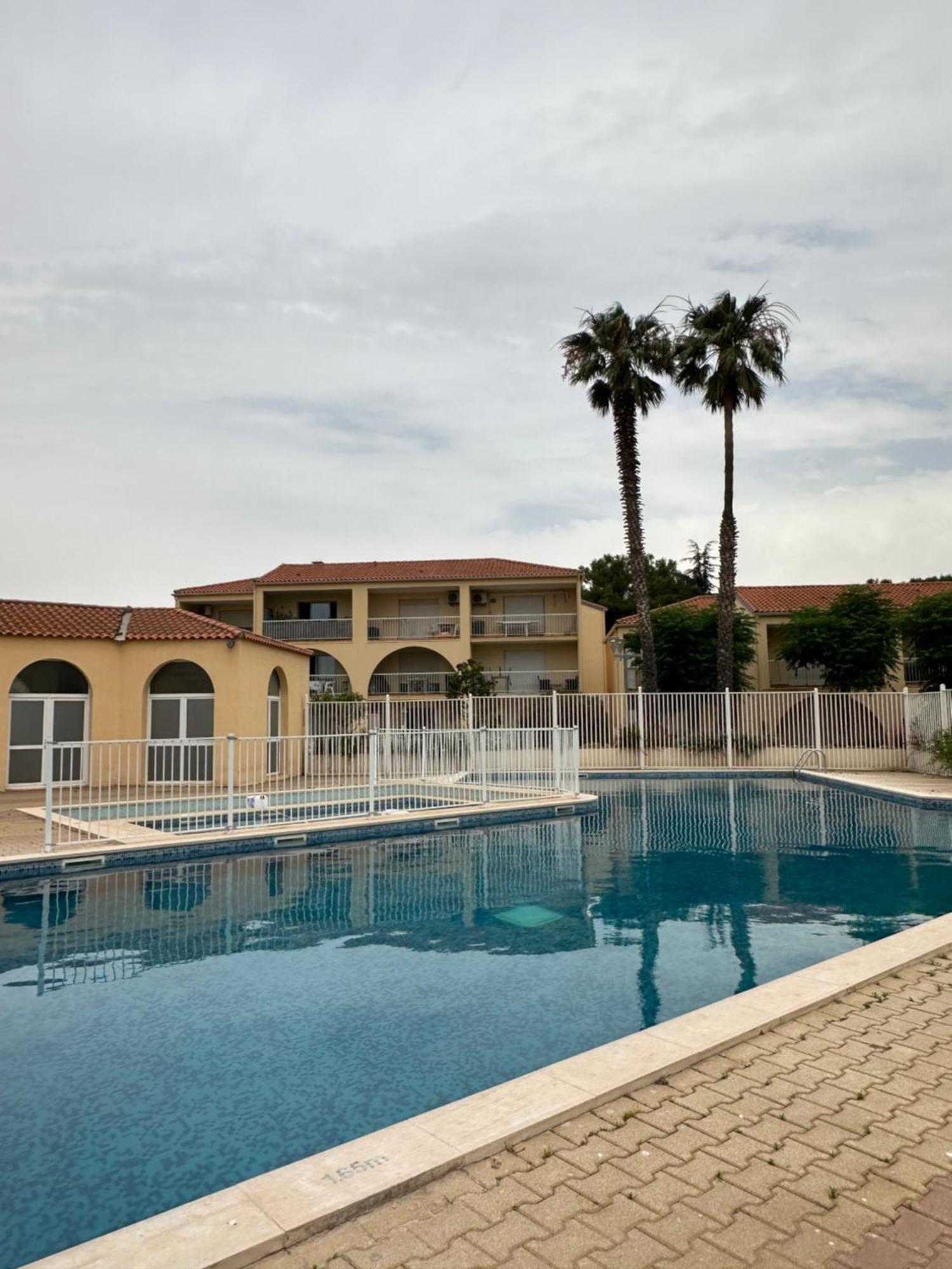 T2 Rdc A Canet En Roussillon Europa 4 Pers ,Piscine,Clim, Tennis, Parking Eksteriør billede